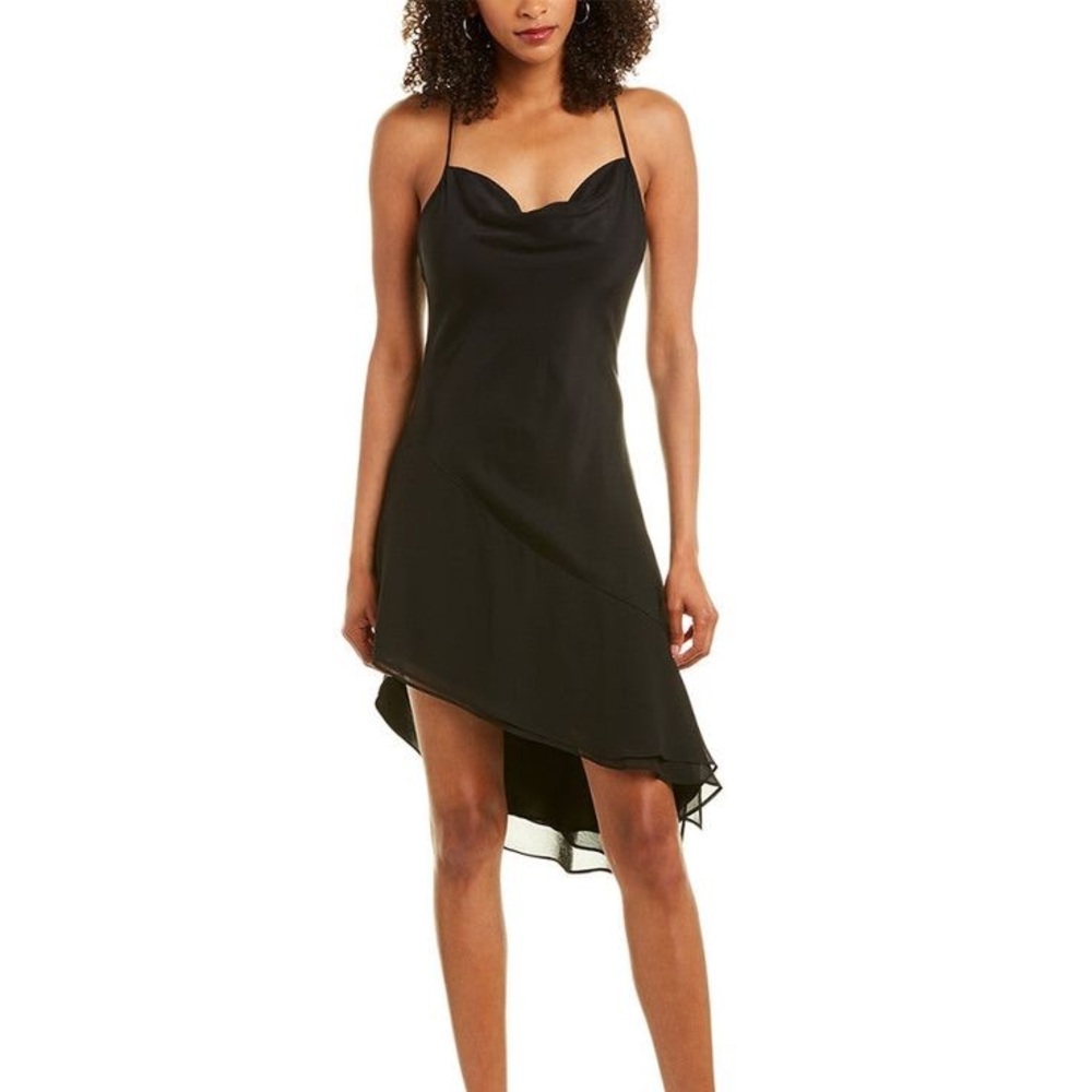 Amanda Uprichard Rafaela Silk Black Dress